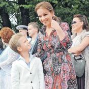 Ольга Будина с сыном Наумом