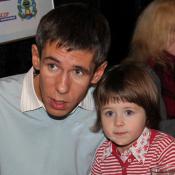 Алексей Панин с дочкой Аней