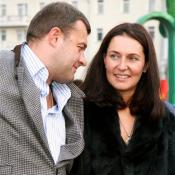 Михаил Пореченков с женой Ольгой